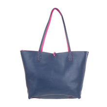 Load image into Gallery viewer, Reversed back view of our Pink Spring Catalina Reversible Handbag
