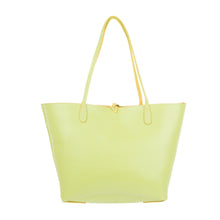Load image into Gallery viewer, Reversed back view of our Yellow Spring Catalina Reversible Handbag
