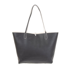 Load image into Gallery viewer, Back view of our Black Spring Catalina Reversible Handbag
