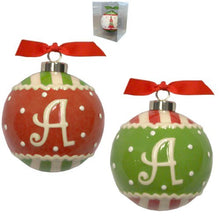 Load image into Gallery viewer, Monogram Ball Ornament PP 32 pieces
