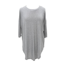 Load image into Gallery viewer, Front view of our Gray Slouch Tunic
