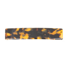 Load image into Gallery viewer, Front view of our Long Tortoise Hair Barrette
