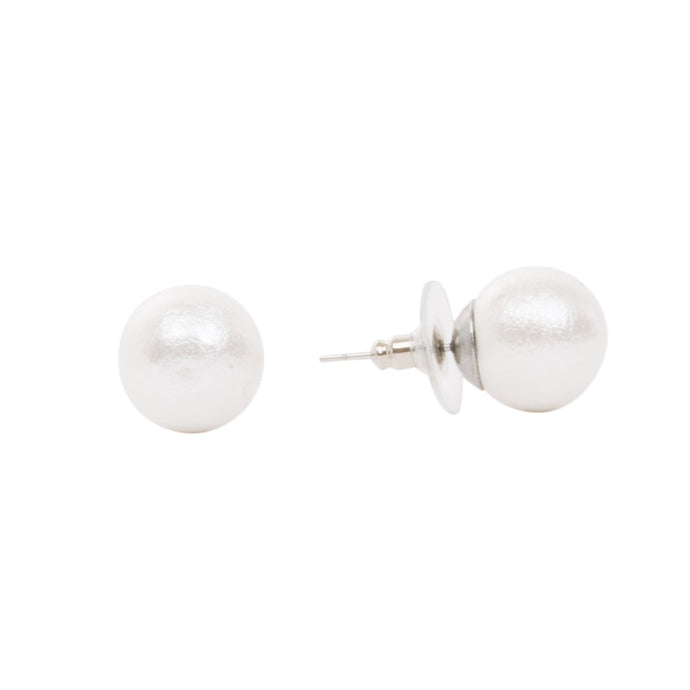 Our Textured Pearl Ball Earrings