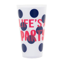 Load image into Gallery viewer, Front view of &quot;Life&#39;s a Party&quot; Versed Tumbler
