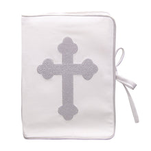 Load image into Gallery viewer, Front view of our White Christening Photo Album
