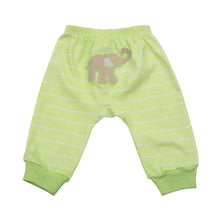 Load image into Gallery viewer, Elephant Lime Stripe Pants 0-6 Months
