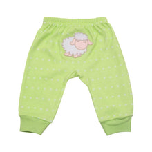 Load image into Gallery viewer, Lamb Lime Dot Pants 0-6 Months
