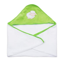 Load image into Gallery viewer, Lamb Lime Hooded Towel
