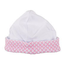 Load image into Gallery viewer, Pink Smocked Beanie

