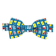 Load image into Gallery viewer, Our Nautical Flags Pattern Bow Tie
