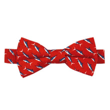 Load image into Gallery viewer, Our Red Marlin Pattern Bow Tie

