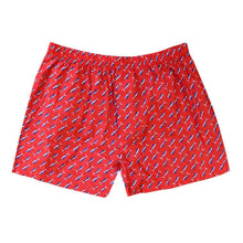 Load image into Gallery viewer, Red boxer with marlin pattern
