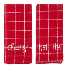 Load image into Gallery viewer, Holiday Versed Waffle Weave Dish Towel
