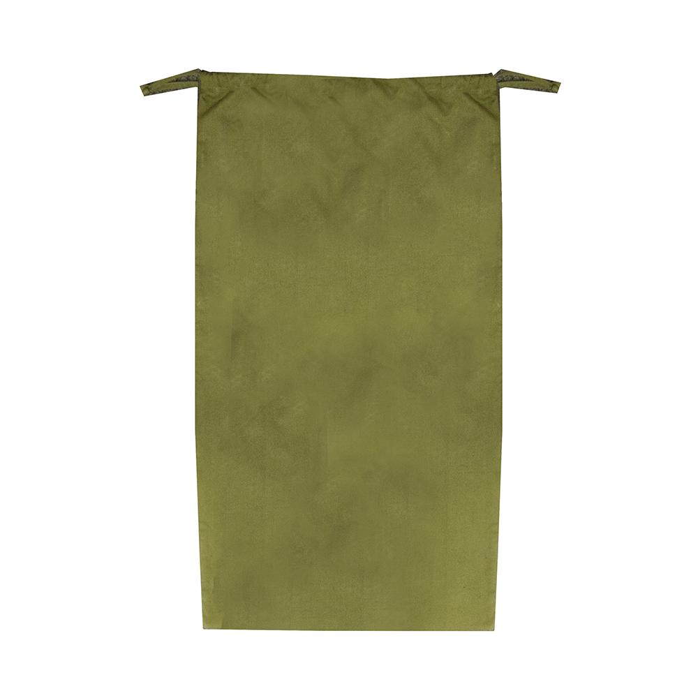 Forest green canvas laundry bag