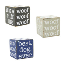 Load image into Gallery viewer, Front view of our Pet Wooden Cubes
